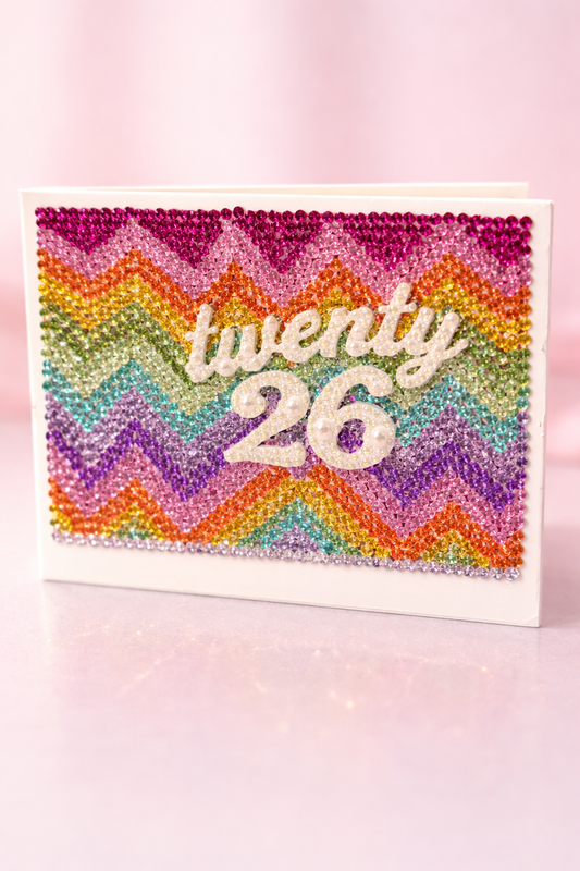 Mahjong Card 2026 Sparkle Kit Kaleidoscope — DIY mahjong diamond painting kit for large NMJL cards